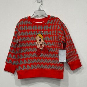 HOME ALONE Holiday Christmas Sweater 2024 Kevin AHHHH! NEW Disney Store Sz 4 NEW